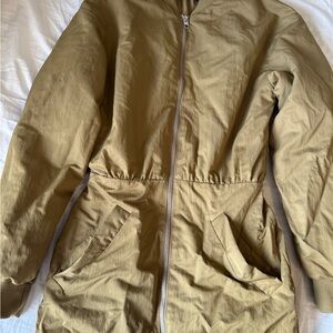 Zara Tan Zip-Up Jacket